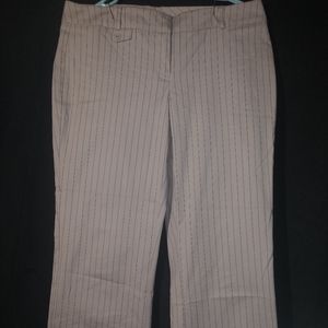 Pinstriped capris pant
